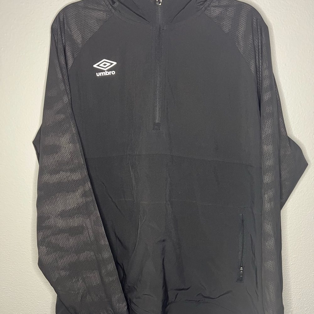 Umbro Black Half-Zip Hoodie